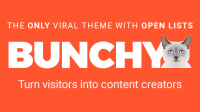 Bunchy – Viral WordPress Theme with Open Lists v1.4 Download