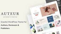 Auteur – WordPress Theme for Authors and Publishers 4.7